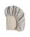 Mushie Extra Soft Muslin Crib Sheet In Black