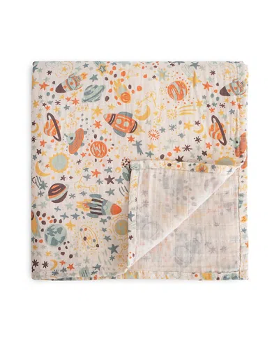 Mushie Muslin Swaddle Blanket - Baby In Multi