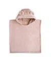Mushie Poncho Towel - Bear In Blush