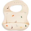 Mushie Kids'  Silicone Bib In Neutral