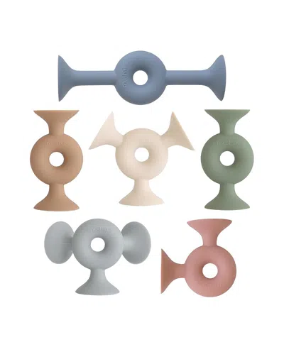 Mushie Silicone Suction Builders Donut - Ages 2-4