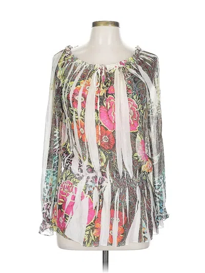 Pre-owned Mushka By Sienna Rose 3/4 Sleeve Blouse In Brown