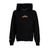 Mushroom Alien Smoke Hoodie Black Men's Hoodie In Black