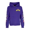 Mushroom Flowers Hoodie Purple Men's Hoodie In Purple