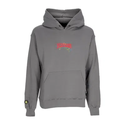Mushroom Men's Skate Cat Hoodie Grey