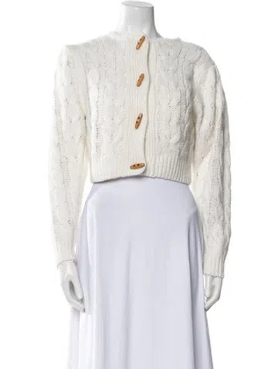 Pre-owned Musier Paris Crew Neck Sweater In White