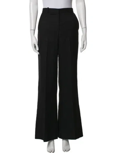 Pre-owned Musier Paris Flared Pants In Black
