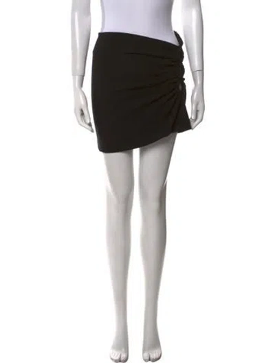 Pre-owned Musier Paris Lasercut Accents Mini Skirt In Black
