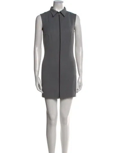 Pre-owned Musier Paris Mini Dress In Gray