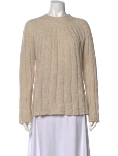Pre-owned Musier Paris Mock Neck Sweater W/ Tags In Neutrals