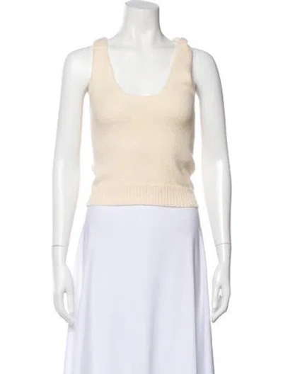Pre-owned Musier Paris Scoop Neck Sweater In Neutral