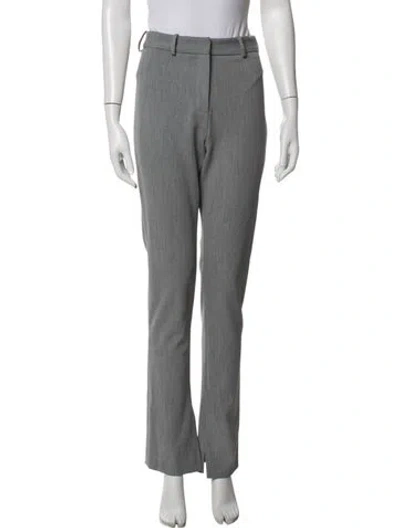 Pre-owned Musier Paris Straight Leg Pants In Grey