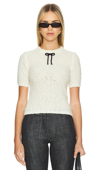 Musier Paris Strick-top In White