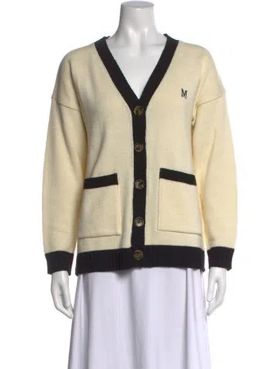 Pre-owned Musier Paris V-neck Sweater In Neutrals