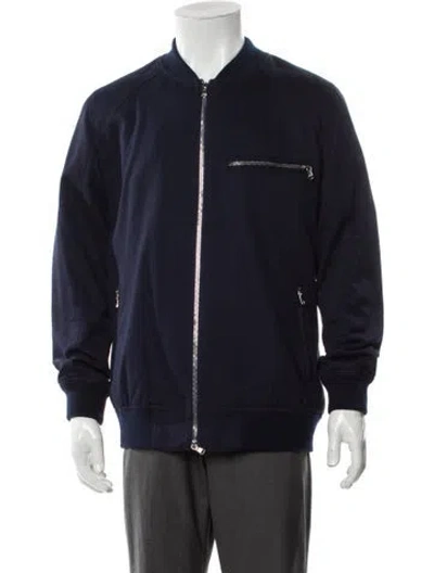 Pre-owned Musika Bomber Jacket In Blue