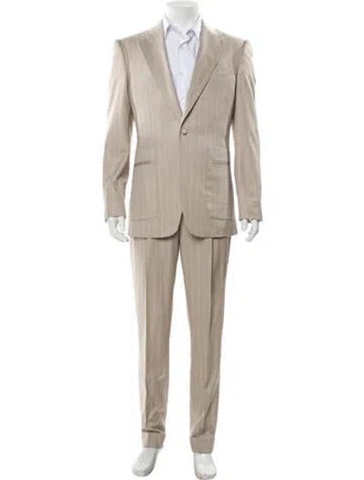 Pre-owned Musika Patterned Two-piece Suit In Neutral