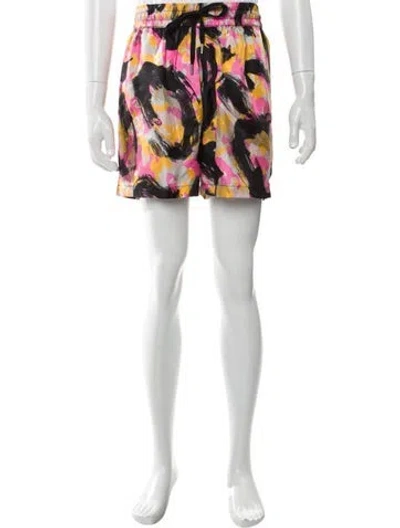 Pre-owned Musika Printed Jogger Shorts In Multi