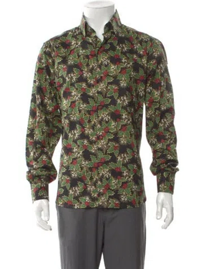 Pre-owned Musika Printed Long Sleeve Shirt In Multi