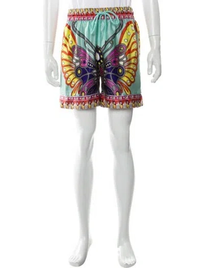 Pre-owned Musika Printed Shorts In Multi