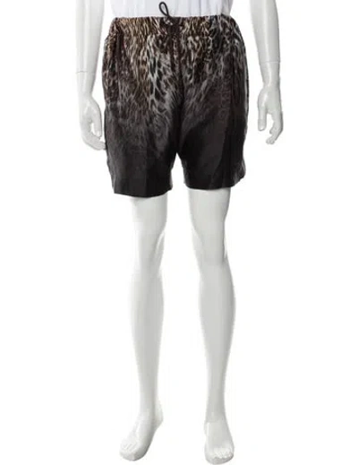 Pre-owned Musika Silk Jogger Shorts In Black