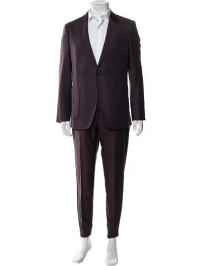 Pre-owned Musika Two-piece Suit In Burgundy
