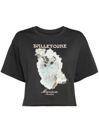 Musium Div. Balletcore T-shirt In 灰色