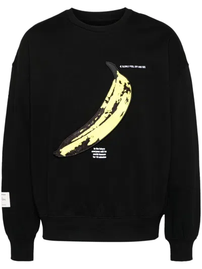 Musium Div. Banana Patch Sweatshirt In Black