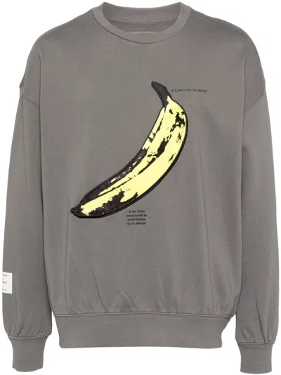 Musium Div. Banana Patch Sweatshirt In Grey