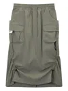 Musium Div. Utility-pocket Midi Skirt In Green
