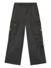 Musium Div. Cargo-pockets Trousers In Black