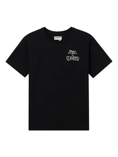 Musium Div. Celestial-print T-shirt In Black