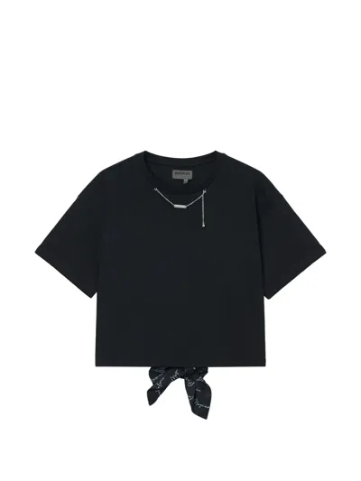 Musium Div. Chain-detail T-shirt In Black