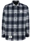 Musium Div. Van Gogh Plaid-print Shirt In Blue