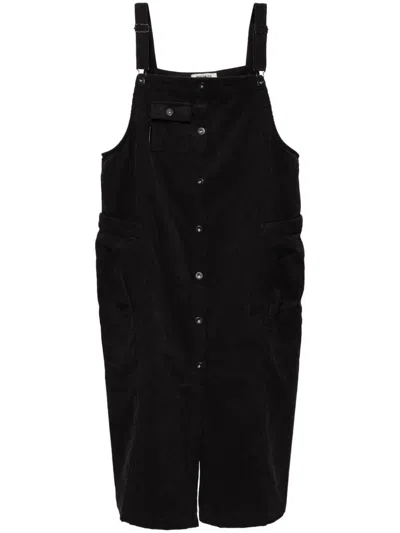 Musium Div. Corduroy Overall Dress In 黑色