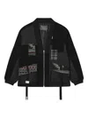Musium Div. Corduroy Quilted Padded Jacket In Black