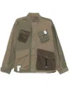 Musium Div. Cotton Military Jacket In Green