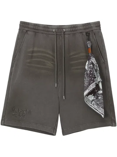Musium Div. Cotton Shorts In Grey