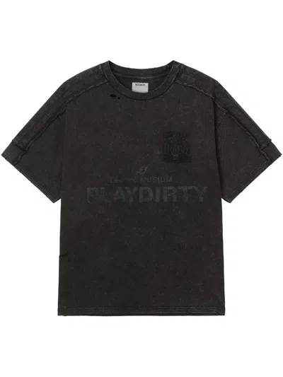 Musium Div. Cotton T-shirt In Black