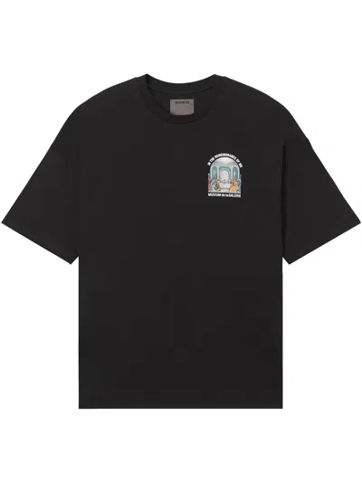 Musium Div. Cotton T-shirt In Black