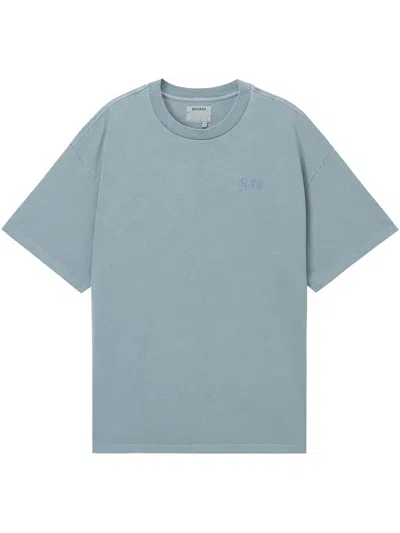 Musium Div. Cotton T-shirt In Blue