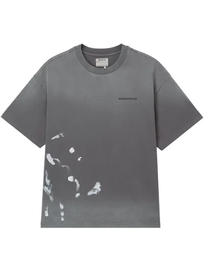 Musium Div. Cotton T-shirt In Grey
