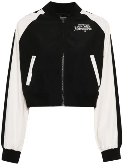 Musium Div. Cropped Track Jacket In Black