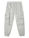 Musium Div. Drawstring Cargo Pants In Gray
