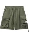 Musium Div. Drawstring Cargo Shorts In Green
