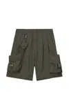 Musium Div. Drawstring Cargo Shorts In Neutral