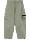 Musium Div. Drawstring Cargo Trousers In Green