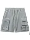 Musium Div. Drawstring-fastening Cargo Shorts In Grey