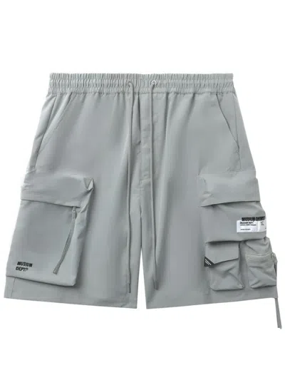 Musium Div. Drawstring-fastening Cargo Shorts In Grey