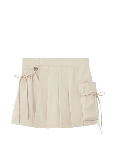 Musium Div. Drawstring Pocket Shorts In Neutral
