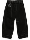 Musium Div. Drawstring Trousers In Schwarz